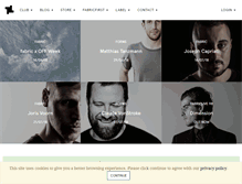 Tablet Screenshot of fabriclondon.com